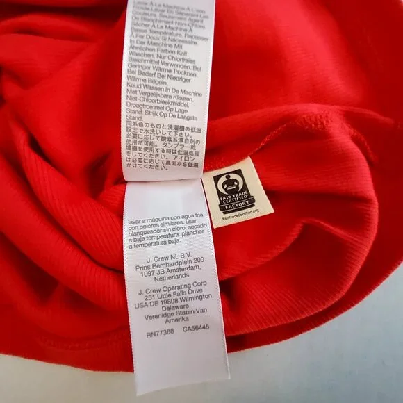 Madewell Womens Red Ribbed Tank Top Size  XL  Sleeveless Casual Lightweight - Picture 9 of 10